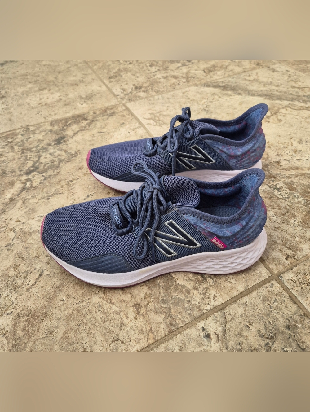 New Balance Blue and Pink Women's Running Sneakers